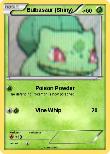 Pokemon Bulbasaur (Shiny)