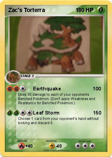 Pokemon Zac's Torterra                    1