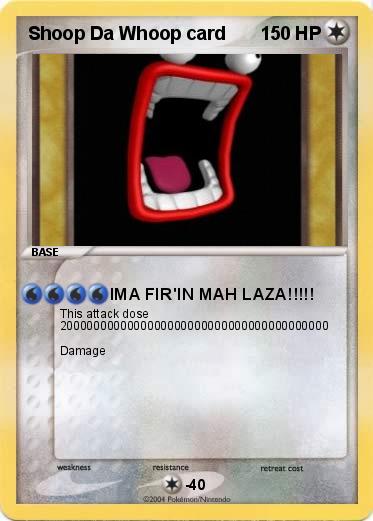 Pokemon Shoop Da Whoop card