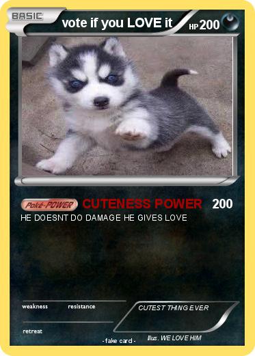 Pokemon vote if you LOVE it