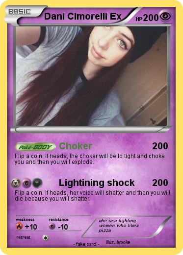 Pokemon Dani Cimorelli Ex