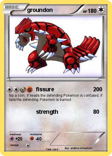 Pokemon groundon