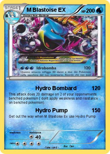 Pokemon M Blastoise EX