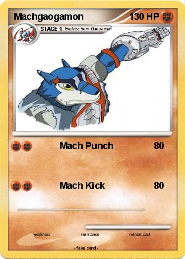 Pokemon Machgaogamon