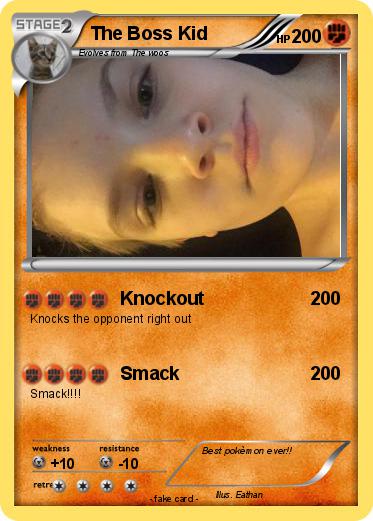 Pokemon The Boss Kid