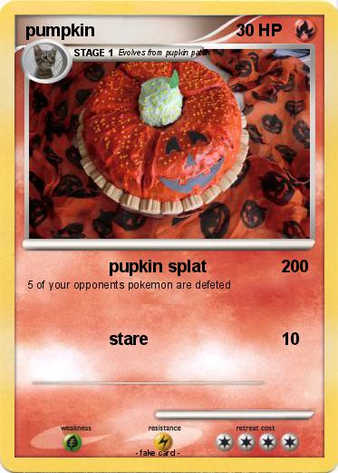 Pokemon pumpkin