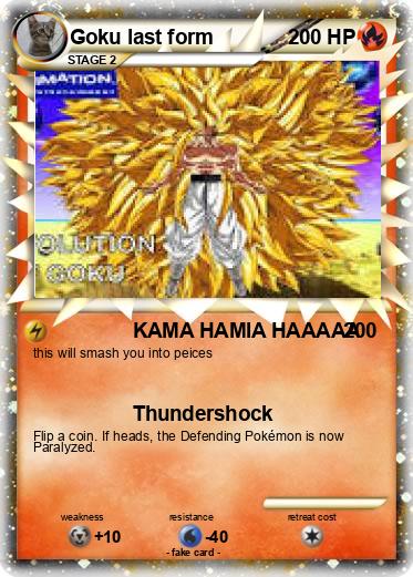 Pokemon Goku last form