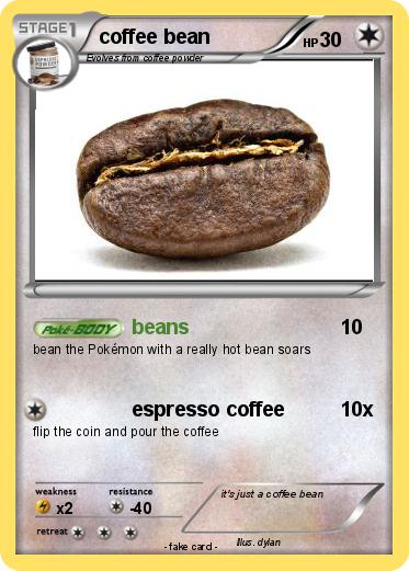 Pokemon coffee bean