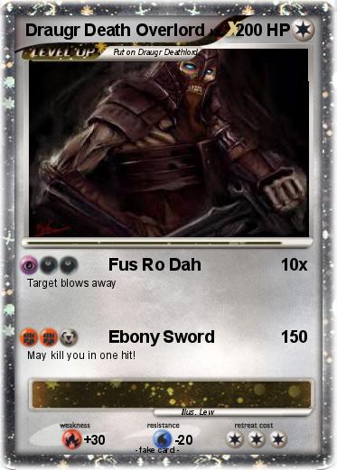 Pokemon Draugr Death Overlord