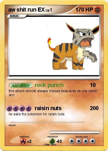 Pokemon aw shit run EX