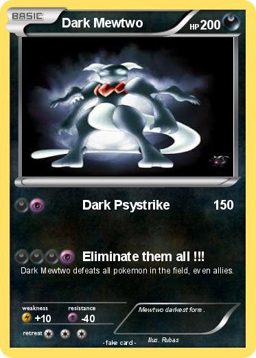 Pokemon Dark Mewtwo