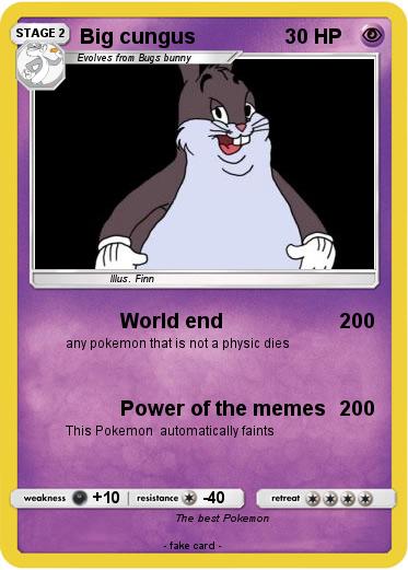 Pokemon Big cungus
