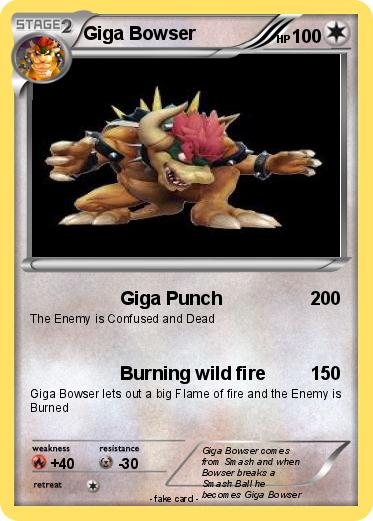 Pokemon Giga Bowser