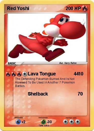 Pokemon Red Yoshi