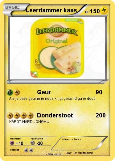 Pokemon Leerdammer kaas