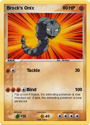 Pokemon Brock's Onix