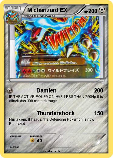 Pokemon M charizard EX