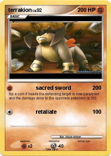 Pokemon terrakion