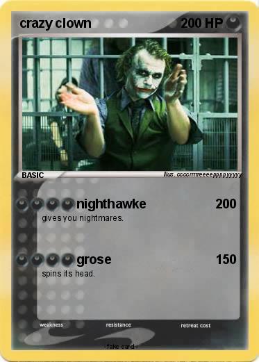 Pokemon crazy clown