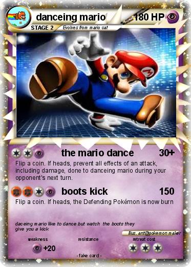 Pokemon danceing mario