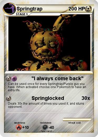 Pokemon Springtrap