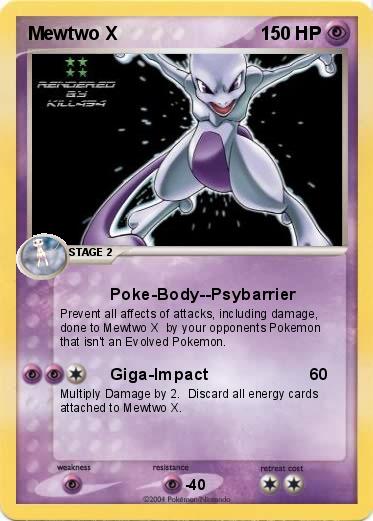 Pokemon Mewtwo X