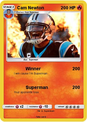 Pokemon Cam Newton