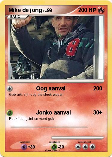 Pokemon Mike de jong