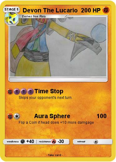 Pokemon Devon The Lucario