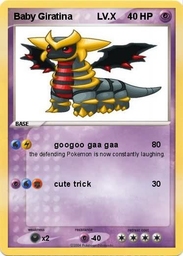 Pokemon Baby Giratina          LV.X   