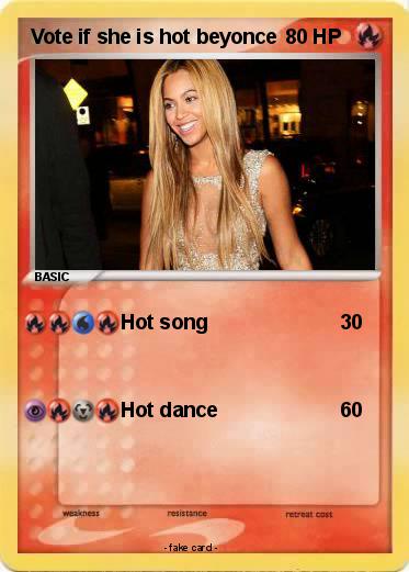 Pokemon Vote if she is hot beyonce