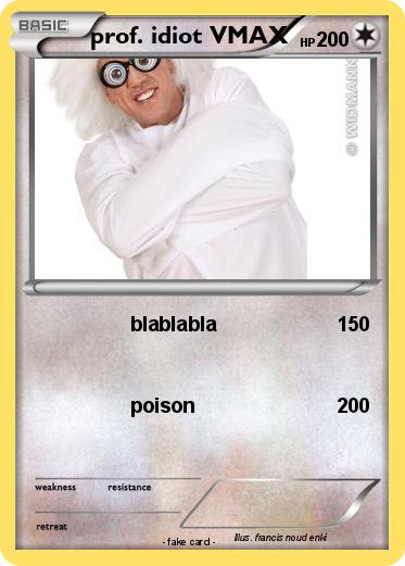 Pokemon prof. idiot VMAX