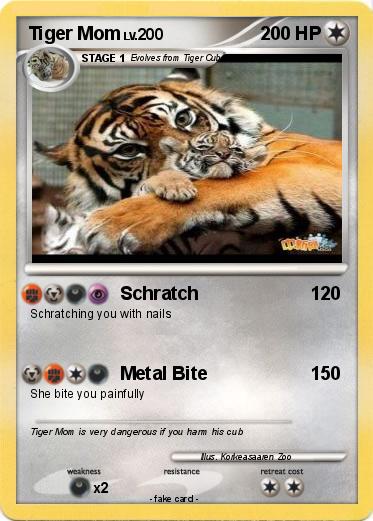 Pokemon Tiger Mom