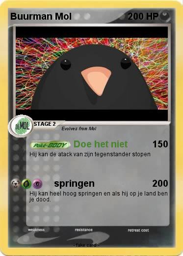 Pokemon Buurman Mol