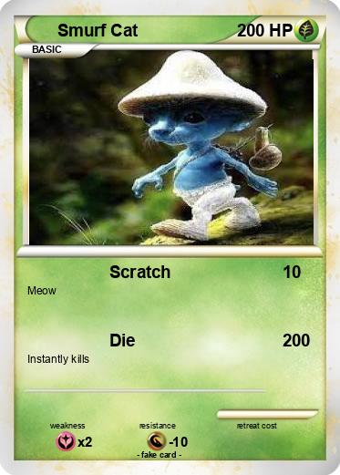 Pokemon Smurf Cat