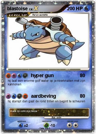 Pokemon blastoise