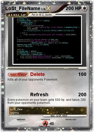 Pokemon LoSt_FileName