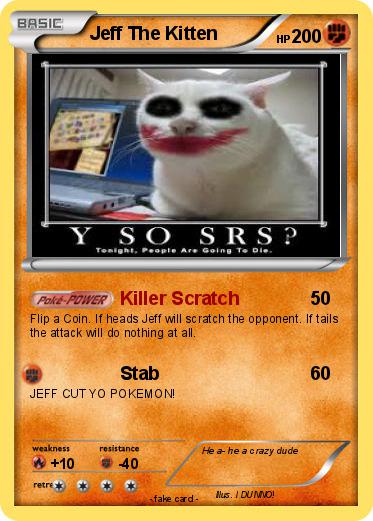 Pokemon Jeff The Kitten