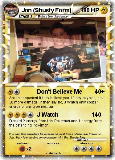 Pokemon Jon (Shusty Form)