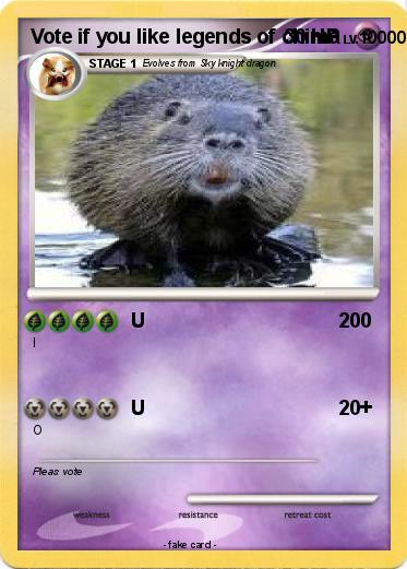 Pokemon Vote if you like legends of chima