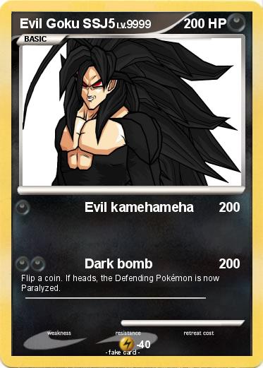Pokemon Evil Goku SSJ5