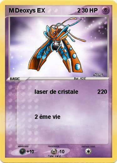 Pokemon M Deoxys EX                    2