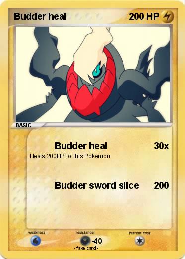 Pokemon Budder heal