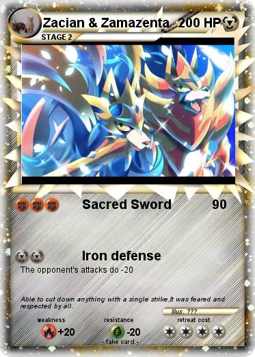 Pokemon Zacian & Zamazenta