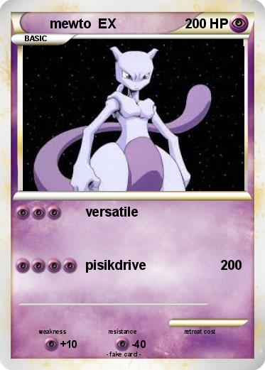 Pokemon mewto  EX