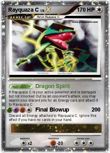 Pokemon Rayquaza C