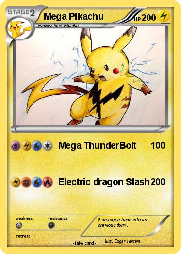 Pokemon Mega Pikachu