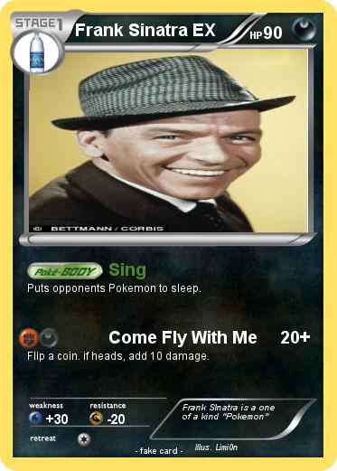 Pokemon Frank Sinatra EX