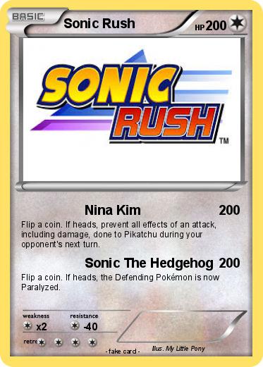 Pokemon Sonic Rush