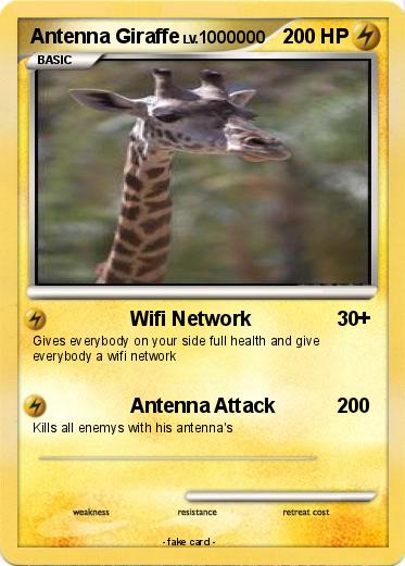 Pokemon Antenna Giraffe